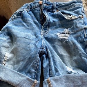 Skinny Bermuda shorts